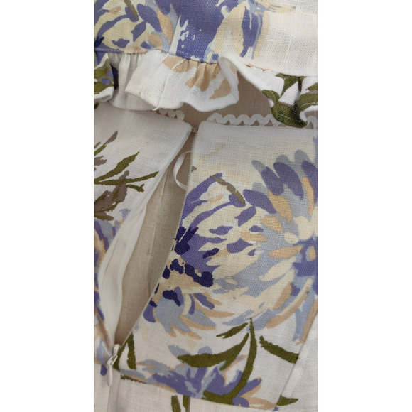 Reformation Anatolia Linen Two Piece Floral Serenity US 6 - Picture 10 of 16